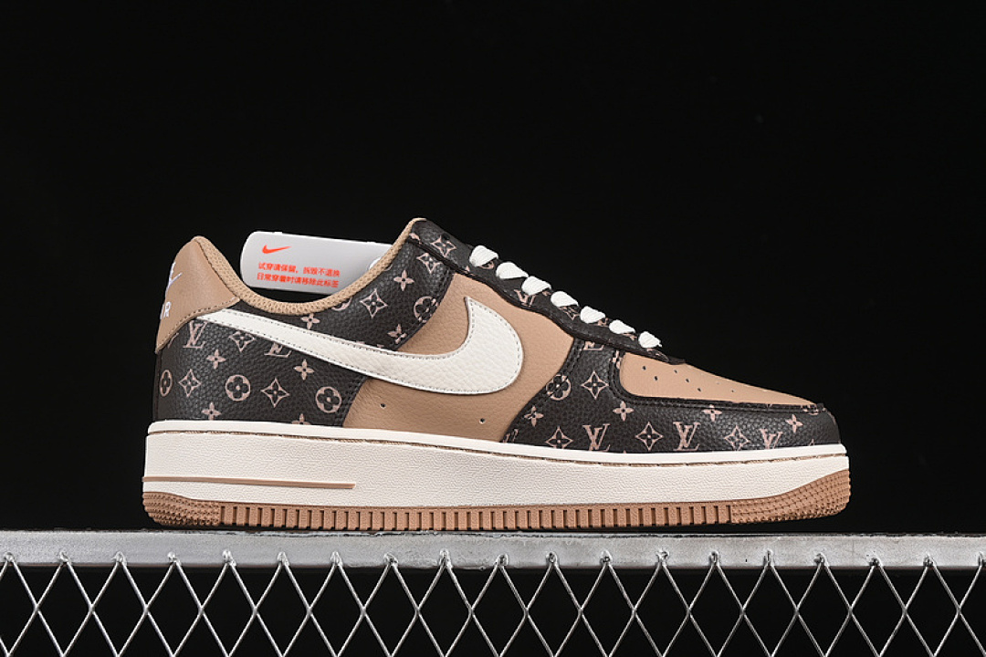 Nike [LW9279-009]-[AIR FORCE 1 07 LOW LV WHITE/GREY/BROWN]-[WOMAN:36-39]-[MAN:40-45] - Image 2