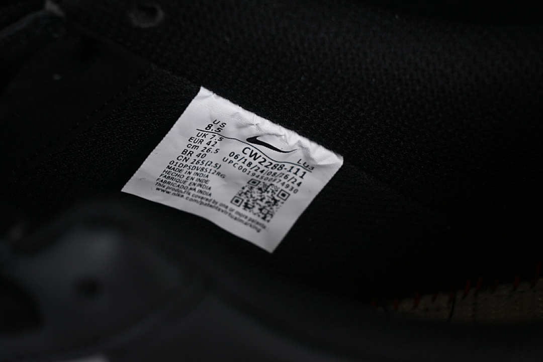Nike [CW2288-111]-[AIR FORCE 1 07 LOW GREY/BLACK]-[WOMAN:36-39]-[MAN:40-45] - Image 6