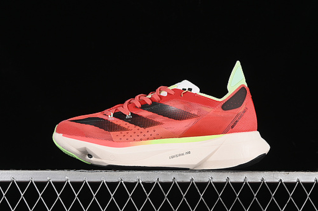 Adidas [IG6443]-[ADIZERO ADIOS PRO 3 PRELOVED SCARLET/AURORA METALLIC/SOLAR RED]-[UNISEX:36-45] - Image 3