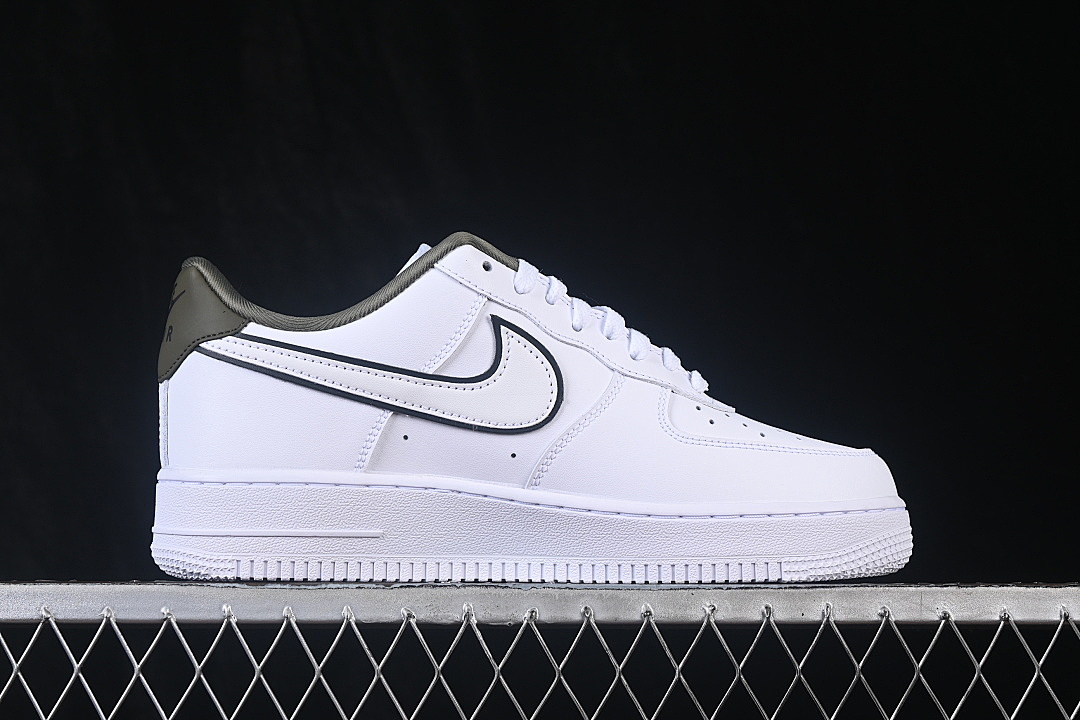 Nike [IO4226-100]-[AIR FORCE 1 07 LOW CASUAL SNEAKERS WHITE/GREEN/WHITE]-[WOMAN:36-39]-[MAN:40-45] - Image 16