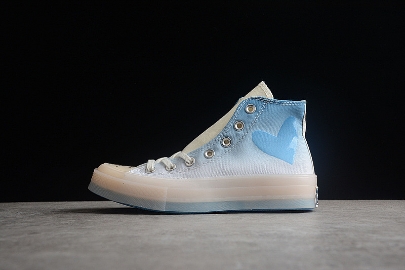 Converse Converse CHUCK TAYLOR ALL-STAR 70S HIGH X YOU ARE THE ONE SKU BLUE/BEIGE · A03747C, photo 1