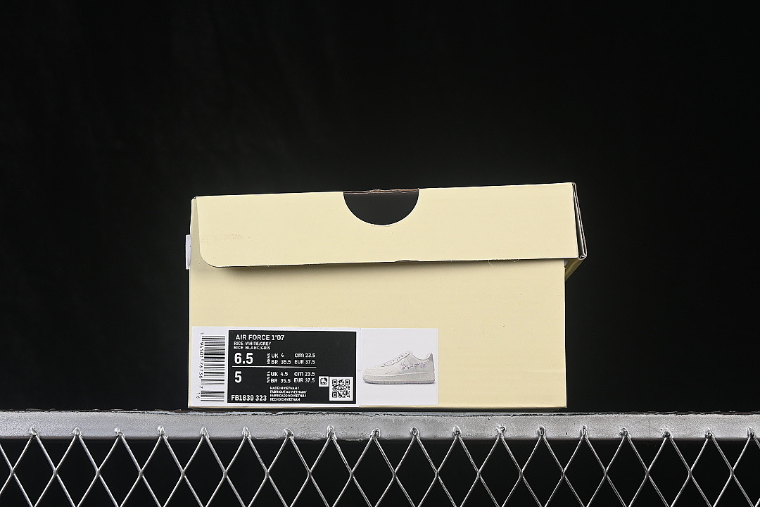 Nike [FB1839-323]-[AIR FORCE 1 07 LOW CASUAL SNEAKERS WHITE/GREY/WHITE]-[WOMAN:36-39]-[MAN:40-45] - Image 12