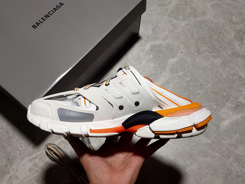 Balenciaga Balenciaga TRACK MULE BEIGE/WHITE/ORANGE · 653814W3CP59059, photo 1