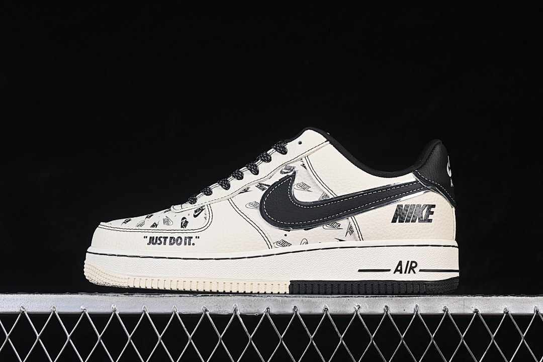 Nike Nike AIR FORCE 1 07 LOW CASUAL SNEAKERS BEIGE/WHITE/BLACK · DF0188-109, photo 1