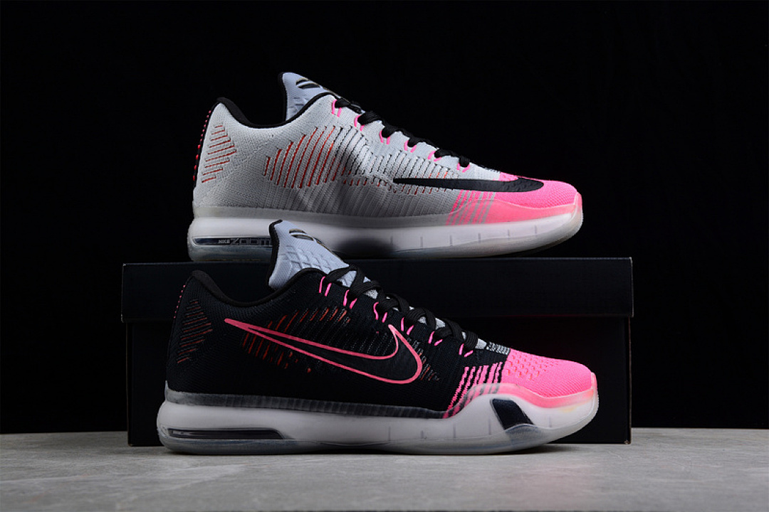 Nike [747212-010]-[KOBE 10 ELITE MAMBACURIAL BLACK/BLACK-WOLF GREY-PINK FLASH]-[MAN:40-46] - Image 16