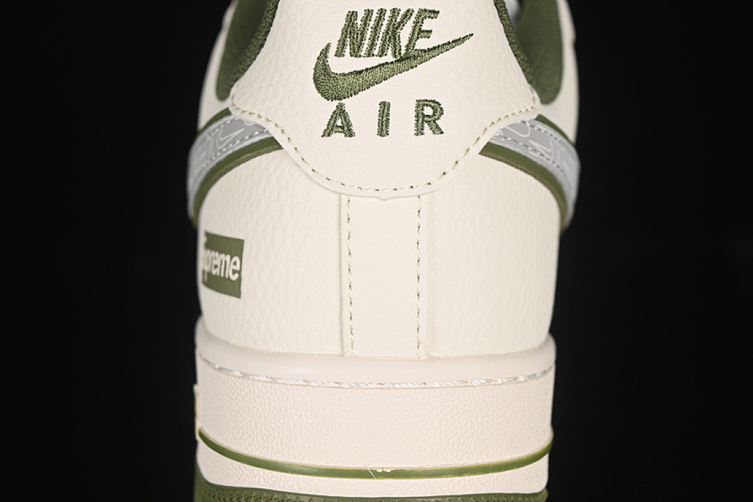 Nike [XX3168-148]-[AIR FORCE 1 07 LOW SUPREME WHITE/GREEN]-[WOMAN:36-39]-[MAN:40-45] - Image 7