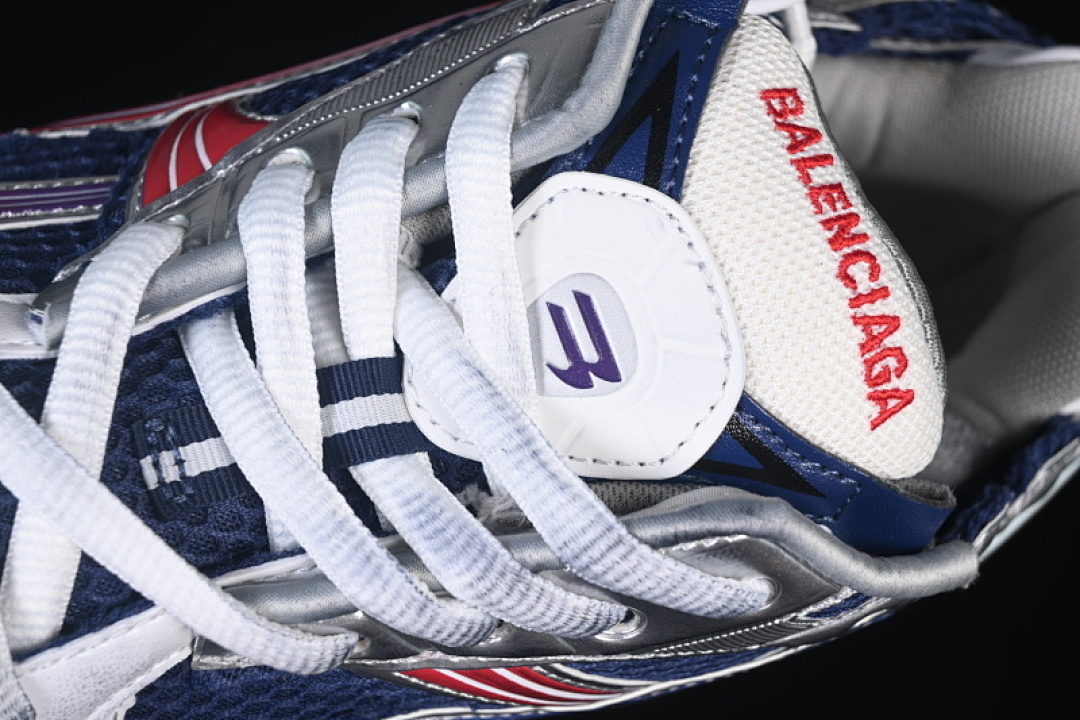 Balenciaga [WRUNG4610]-[BALENCIAGA RUNNER KITH FOUR.COLOR NAVE BLUE/SILVER/RED]-[WOMAN:35-39]-[MAN:40-46] - Image 9