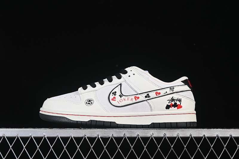 Nike DUNK LOW CASUAL SNEAKERS WHITE/BLACK · YF9511-913, photo 1