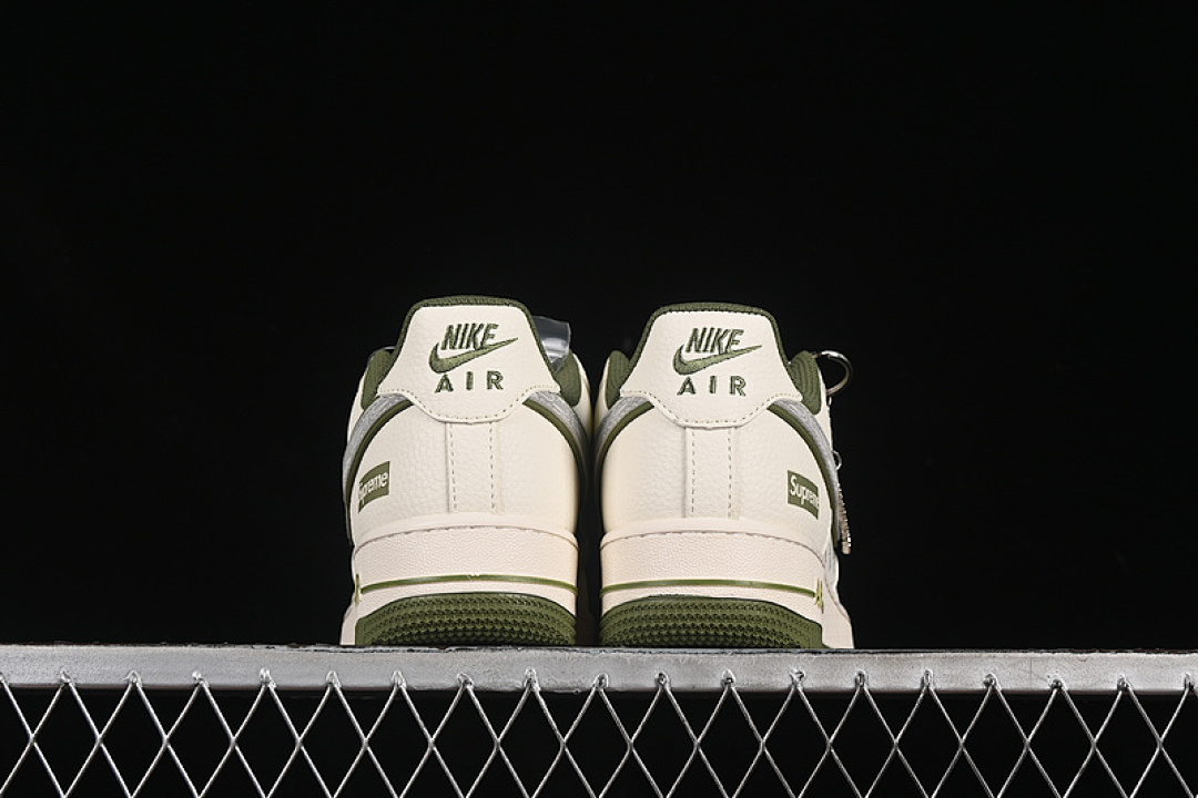 Nike [XX3168-148]-[AIR FORCE 1 07 LOW SUPREME WHITE/GREEN]-[WOMAN:36-39]-[MAN:40-45] - Image 14