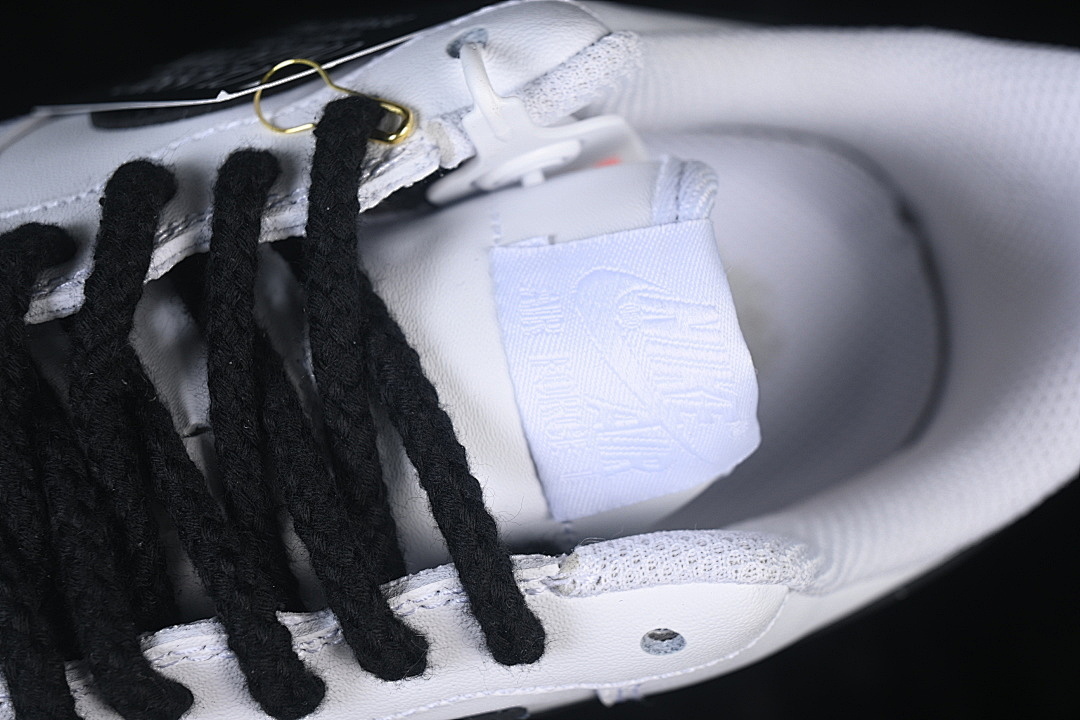 Nike [ZH0316-152]-[AIR FORCE 1 07 LOW CASUAL SNEAKERS WHITE/BLACK]-[WOMAN:36-39.5]-[MAN:40-45] - Image 9