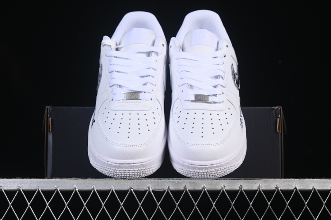 Nike [FV5159-111]-[AIR FORCE 1 07 LOW CASUAL SNEAKERS BLACK/WHITE]-[WOMAN:36-39]-[MAN:40-45] - Image 12