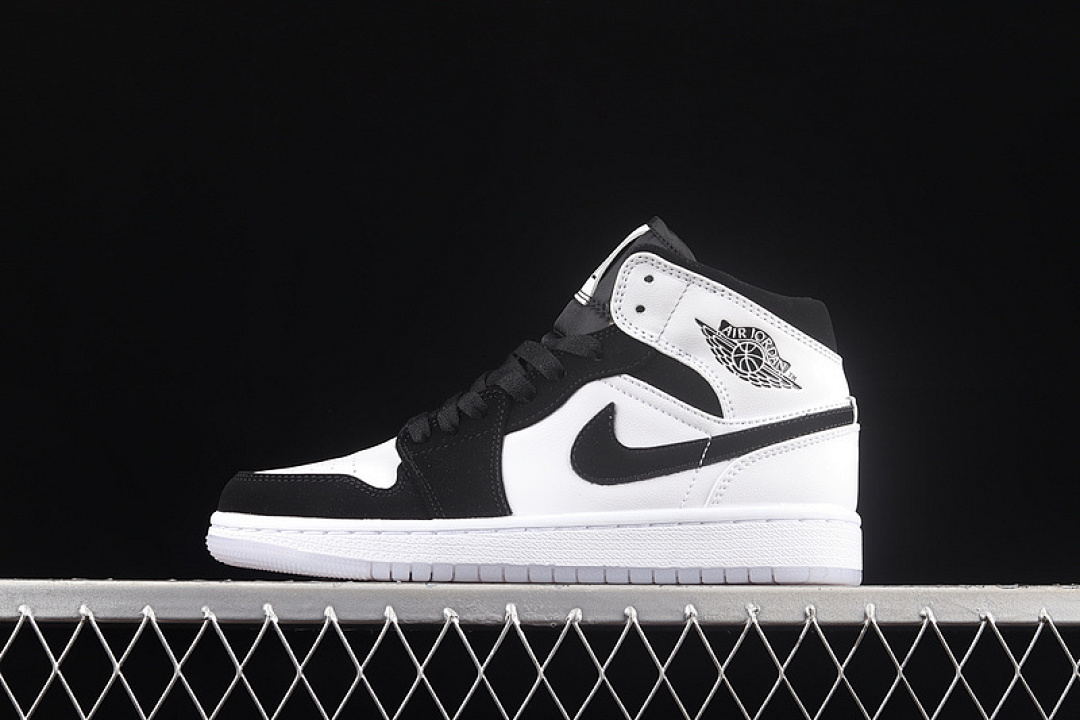 Jordan [DH6933-100]-[AIR JORDAN 1 MID DIAMOND SHORTS BLACK/WHITE/WHITE]-[WOMAN:36-39]-[MAN:40-46], photo 1