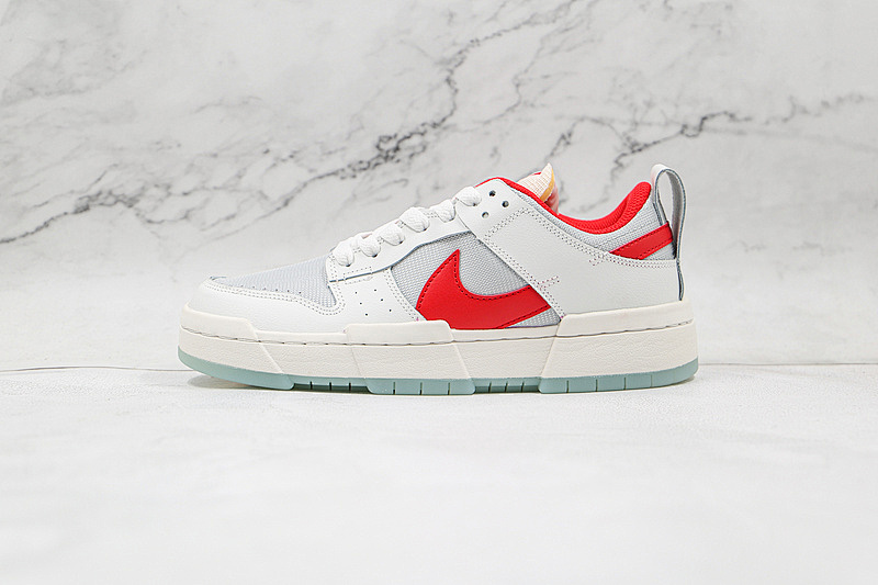 Nike SB DUNK LOW DISRUPT SUMMIT WHITE/GYM RED/PHOTON DUST/SAIL · CK6654-101, photo 1