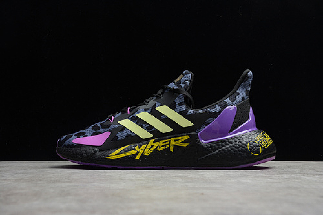 Purple X9000L4 BOOST SHOES CORE BLACK/PURPLE/CLOUD WHITE · FZ3080, photo 1