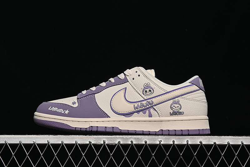 Purple Nike SB DUNK LOW WHITE/PURPLE · CS5288-119, photo 1