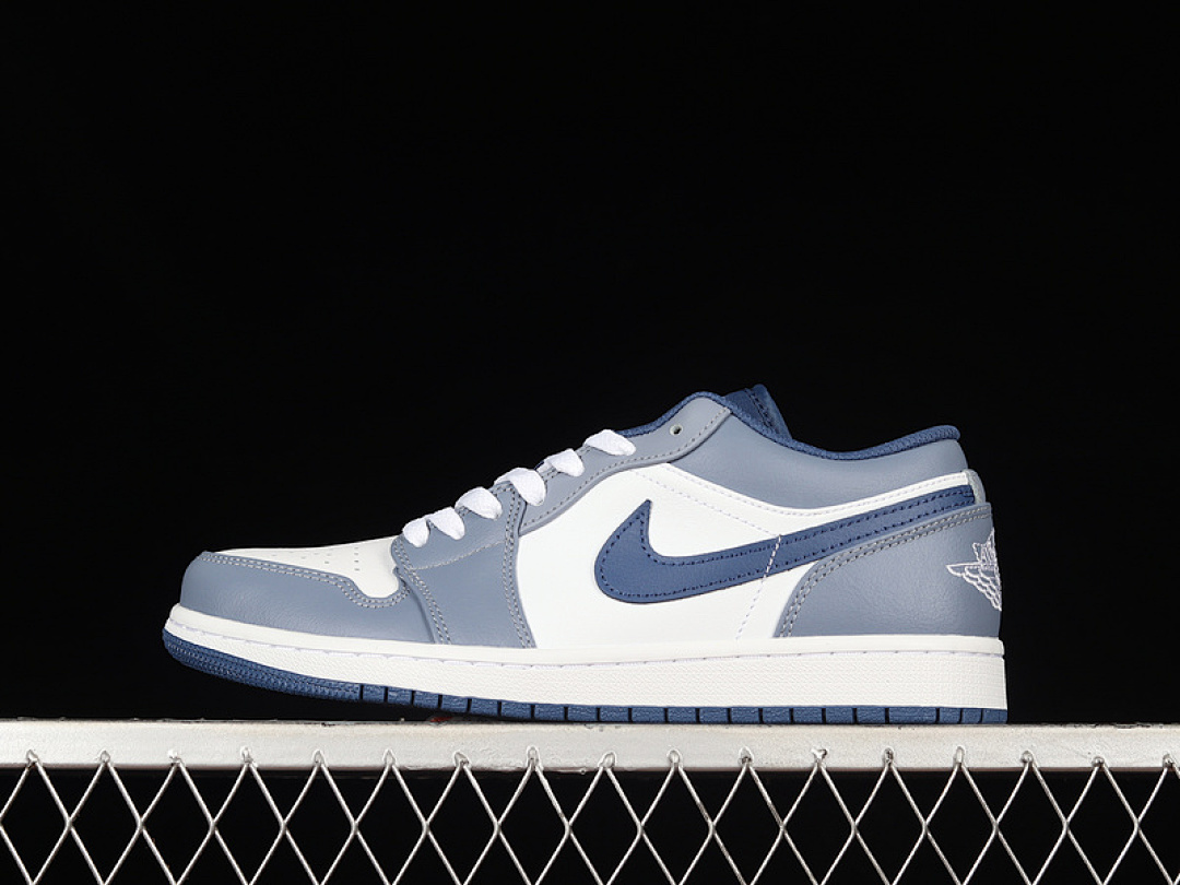 Jordan [553558-414]-[AIR JORDAN 1 LOW ASHEN SLATE/MYSTIC NAVY/WHITE]-[WOMAN:35.5-39]-[MAN:40-45], photo 1