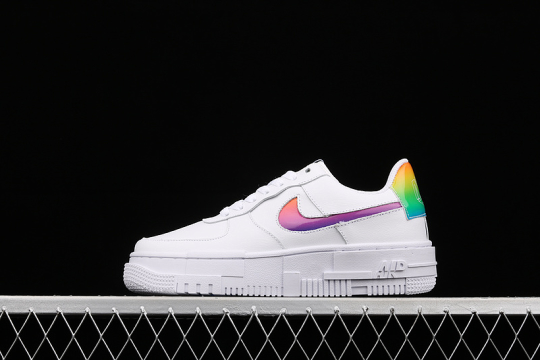 Nike [DH3860-007]-[AIR FORCE 1 PIXEL WHITE/WHITE/MULTI-COLOR]-[WOMAN:36-40], photo 1