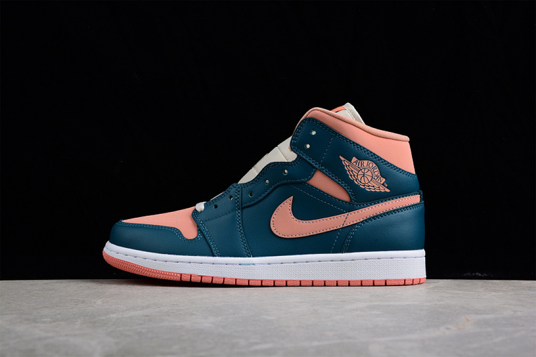 Jordan [BQ6472-308]-[CJ AIR JORDAN 1 MID DARK TEAL GREEN/DARK GREEN/WHITE]-[WOMAN:35.5-42], photo 1