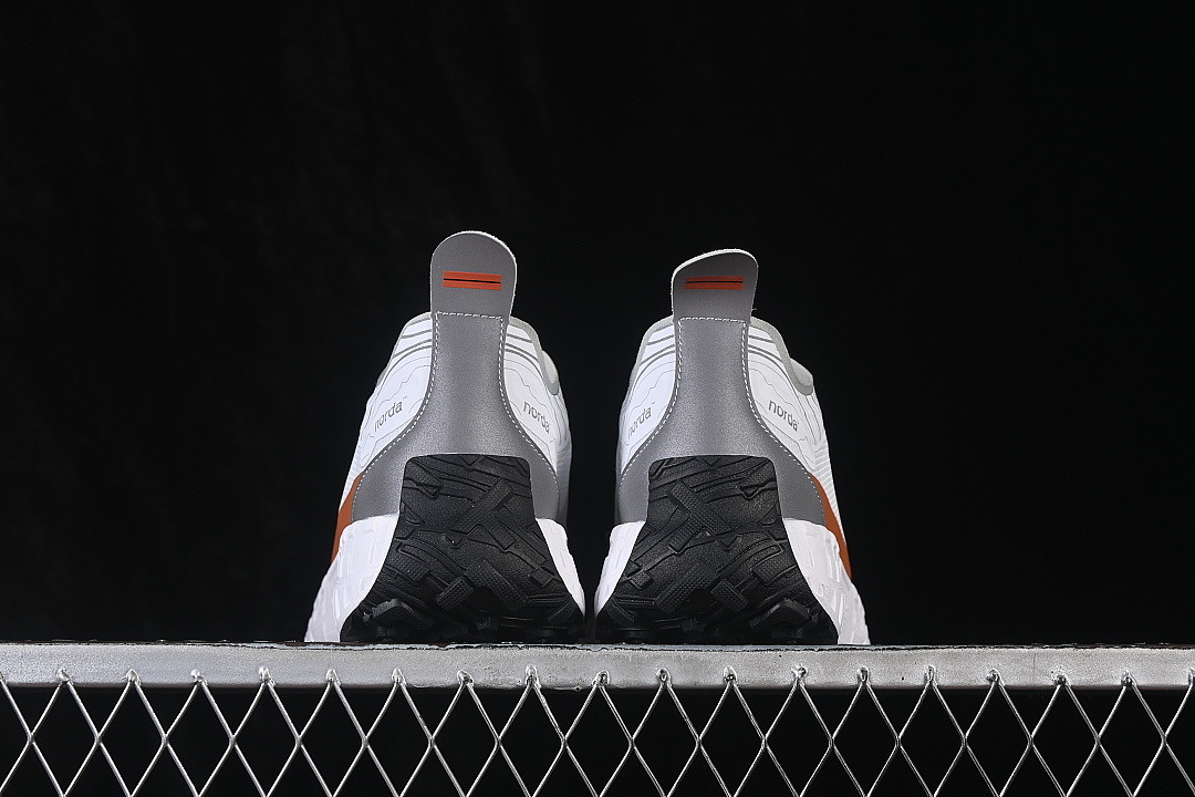 Norda [LEISURE RUNNING SHOES WHITE/ORANGE/GREY/WHITE]-[WOMAN:36-39]-[MAN:40-45] - Image 15