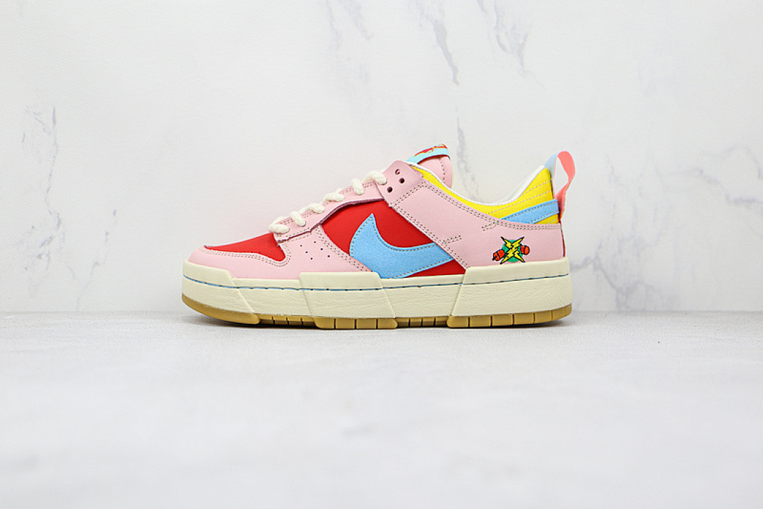 Unbranded [DD8478-641]-[SB DUNK LOW DISRUPT CHINESE NEW YEAR FIRECRACKER PINK TINT/COPA/COCONUT MILK], photo 1