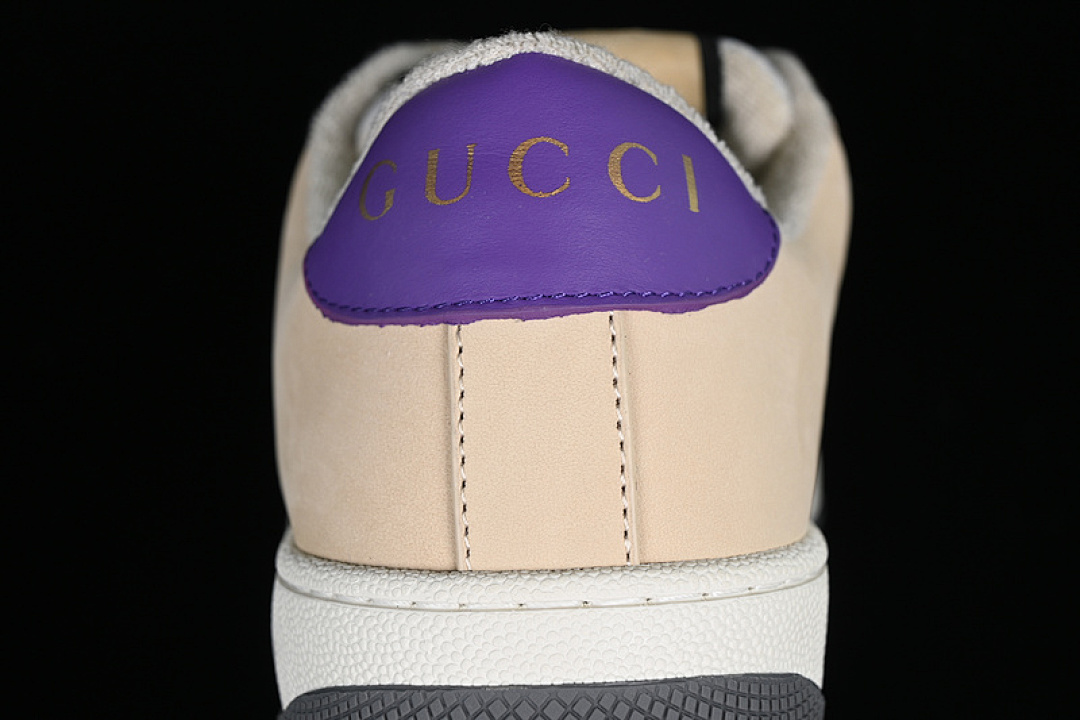 Gucci [9Y9209443]-[GU*CCI DISTRESSED SCREENER SNEAKER WHITE/BROEN/PURPLE/RED/GREEN]-[WOMAN:35-40] - Image 7