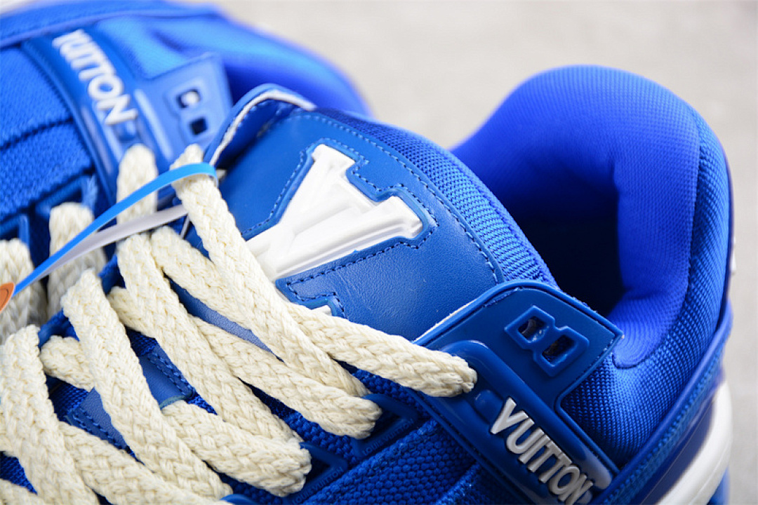 Louis Vuitton [L*V TRAINER MAXI WHITE/BLUE]-[WOMAN:35-39]-[MAN:40-45] - Image 7