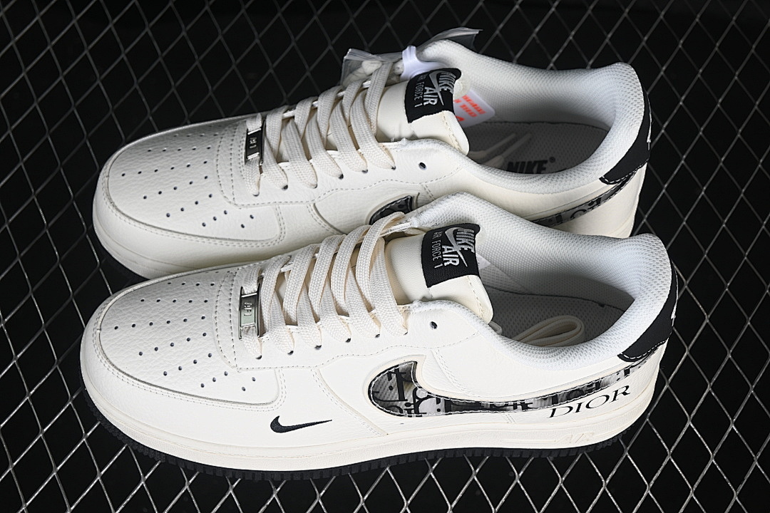 Nike [MM3399-811]-[AIR FORCE 1 07 LOW CASUAL SNEAKERS WHITE/BLACK/GREY]-[WOMAN:36-39]-[MAN:40-45] - Image 11