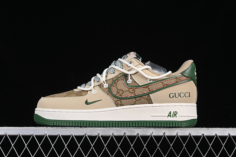 Nike Nike AIR FORCE 1 07 LOW WHITE/BROWN/GREEN · SJ1198-102, photo 1