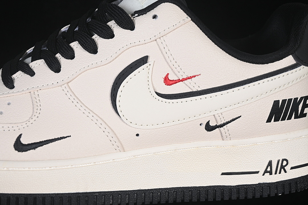 Nike [DF0188-139]-[AIR FORCE 1 07 LOW CASUAL SNEAKERS WHITE/BLACK/WHITE]-[WOMAN:36-39]-[MAN:40-45] - Image 8