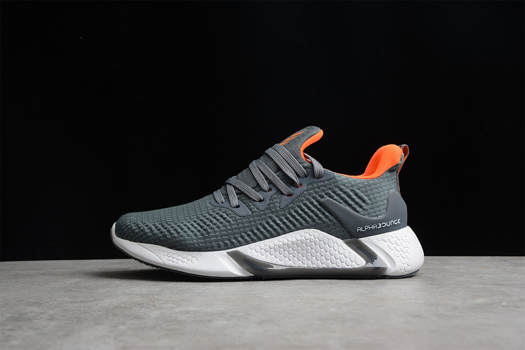 Unbranded [CG5627]-[ALPHABOUNCE INSTINCT SHOES GREY/ORANGE/CLOUD WHITE]-[MAN:39-45], photo 1