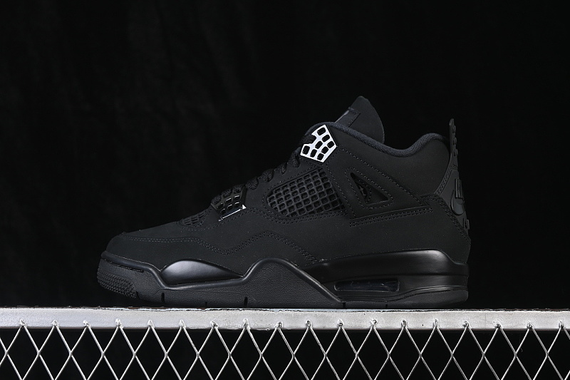 Jordan Jordan 4 RETRO BLACK/BLACK/LIGHT GRAPHITE · FV5029-010, photo 1