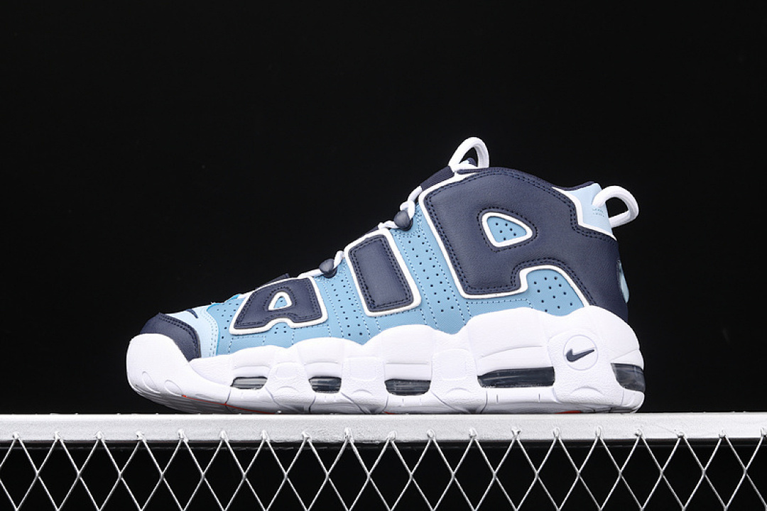 Nike [415082-404]-[AIR MORE UPTEMPO DENIM AEGEAN STORM/BLACKENED BLUE/ORANGE], photo 1