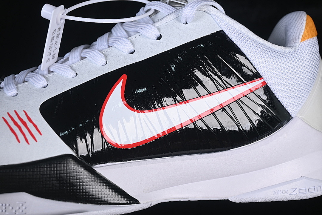 Nike [CD4991-101]-[KOBE 5 PROTRO WHITE/BLACK-UNIVERSITY RED-VARSITY MAIZE]-[MAN:40-47.5] - Image 8
