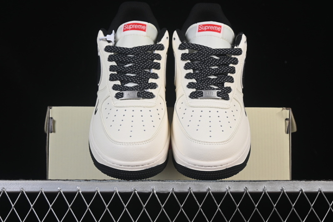 Nike [JP8028-059]-[AIR FORCE 1 07 LOW CASUAL SNEAKERS BLACK/WHITE]-[WOMAN:36-39]-[MAN:40-45] - Image 12