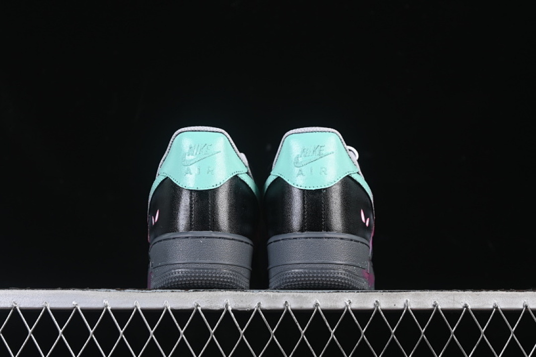 Nike [YD2425-011]-[AIR FORCE 1 07 LOW ELECTRIC SPIDER SHADOW PINK/BLACK]-[WOMAN:36-39]-[MAN:40-45] - Image 13