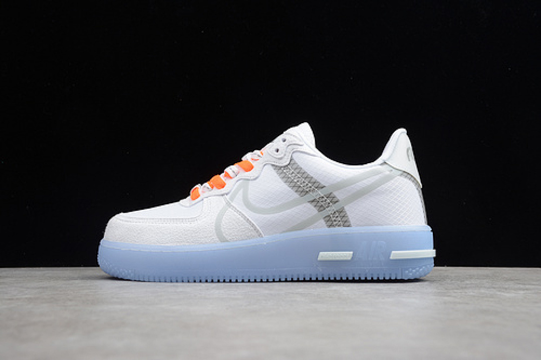 Nike [CQ8879-100]-[AIR FORCE 1 REACT WHITE ICE WHITE/LIGHT BONE-SAIL-RUSH CORAL], photo 1