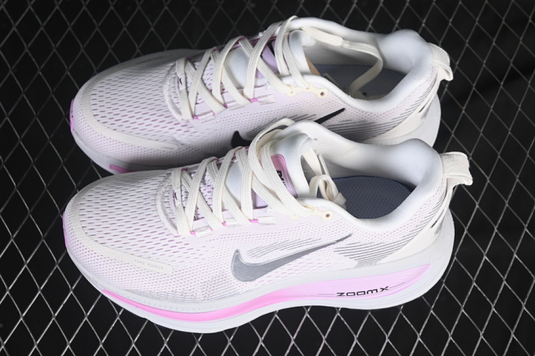 Nike [IM2503-133]-[AIR ZOOM VOMERO 18 WHITE/GREY/PURPLE]-[WOMAN:36-41] - Image 11