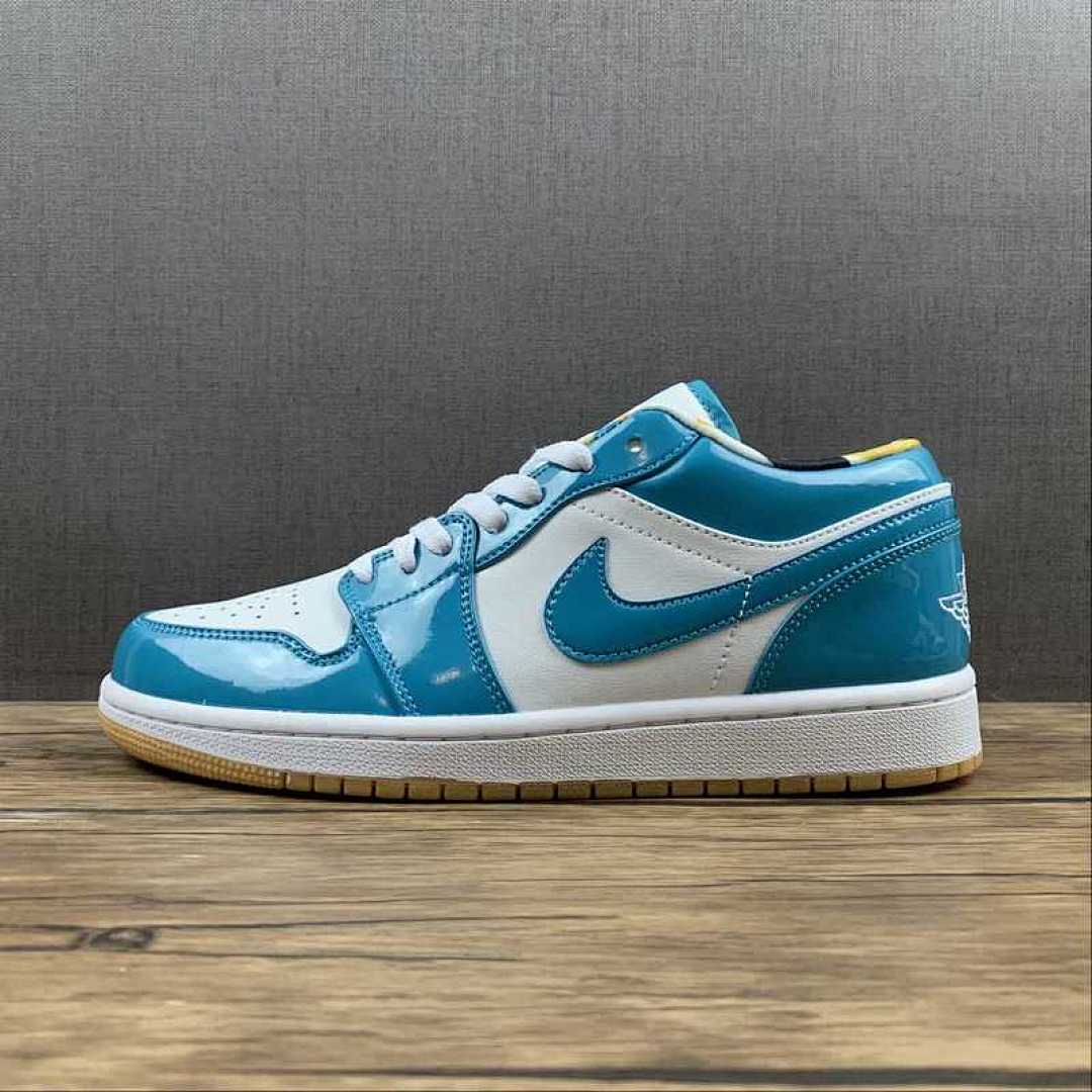 Jordan [DC6991-400]-[AIR JORDAN 1 LOW BARCELONA CYBER TEAL/CYBER TEAL/WHITE]-[WOMAN:36-39]-[MAN:40-46], photo 1
