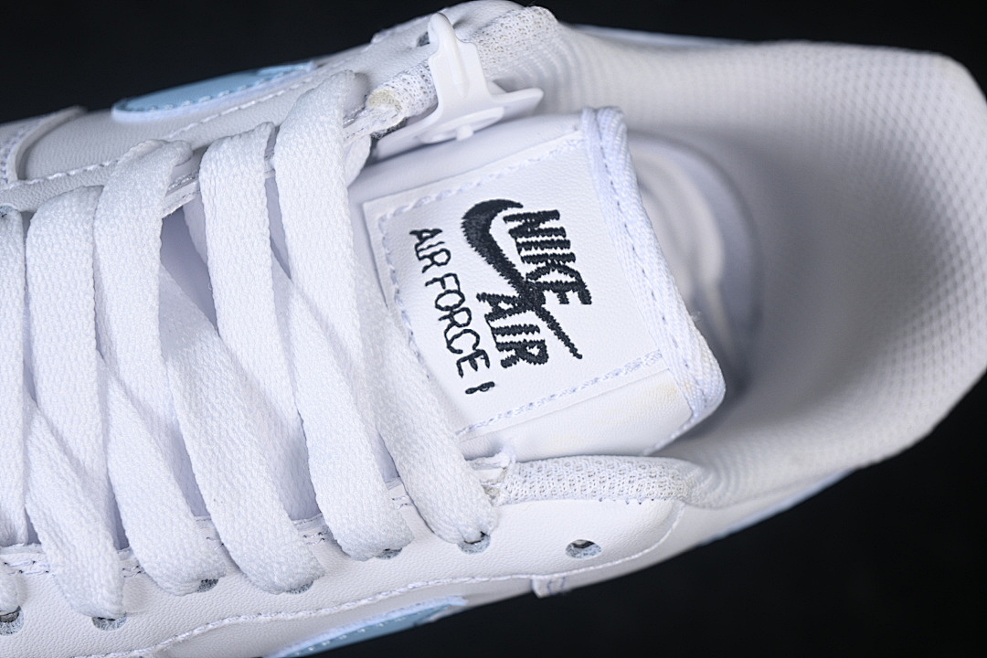 Nike [ZH0316-121]-[AIR FORCE 1 07 LOW CASUAL SNEAKERS WHITE/BLUE/WHITE]-[WOMAN:36-39.5]-[MAN:40-45] - Image 9