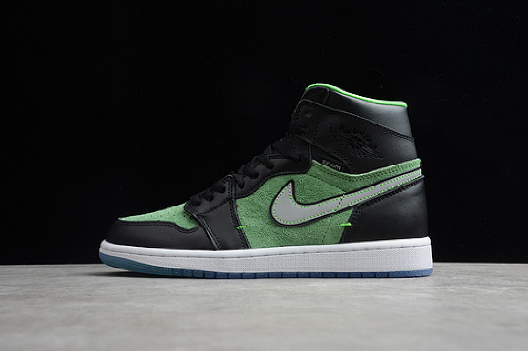 Jordan [CK6637-002]-[ST AIR JORDAN 1 HIGH ZOOM RAGE GREEN BLACK/WHITE/GREEN]-[MAN:40-47.5], photo 1