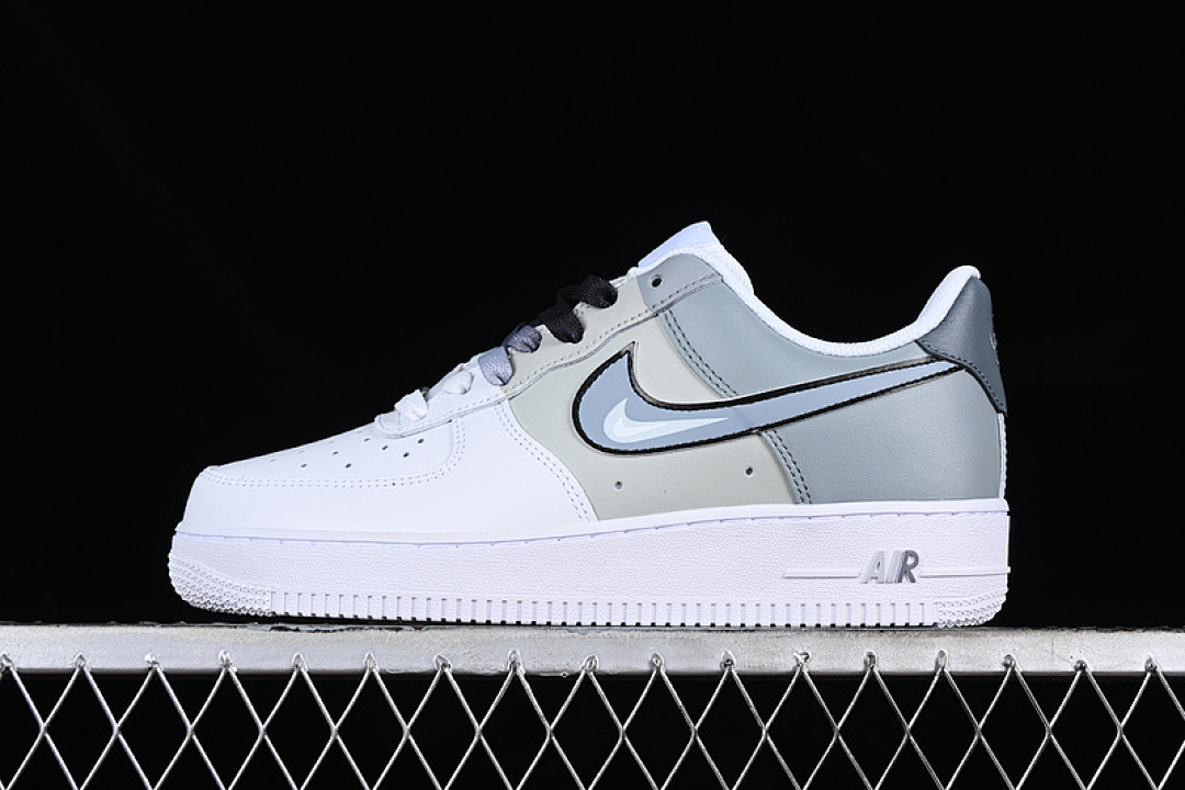 Nike [CW2288-111]-[AIR FORCE 1 07 LOW WHITE/BLUE/GREY]-[WOMAN:36-39]-[MAN:40-45], photo 1