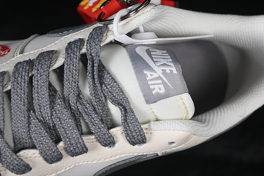 Nike [MZ9588-822]-[AIR FORCE 1 07 LOW WHITE/GREY/RED]-[WOMAN:36-39]-[MAN:40-45] - Image 9