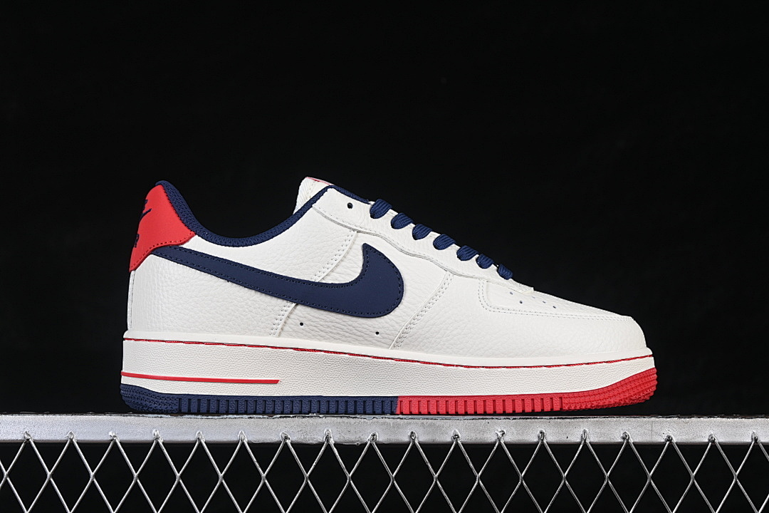 Nike [NH0601-544]-[AIR FORCE 1 07 LOW WHITE/NAVY BLUE/RED]-[WOMAN:36-39]-[MAN:40-45] - Image 16