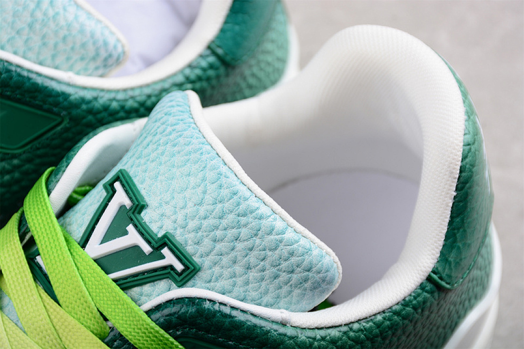 Louis Vuitton [L*V TRAINER SPORTS SHOES DARK GREEN/LIGHT GREEN/WHITE]-[MAN:38-45] - Image 9