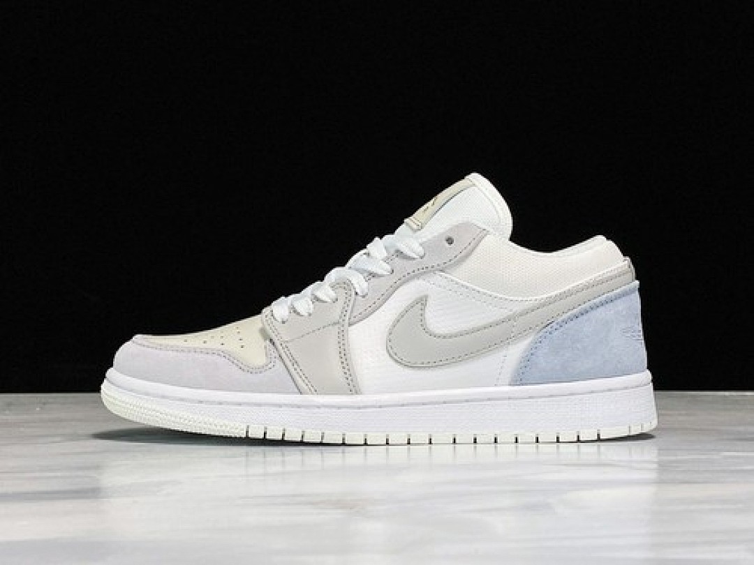Jordan AIR Jordan 1 LOW PARIS WHITE/SKY GREY-FOOTBALL GREY · CV3043-100, photo 1