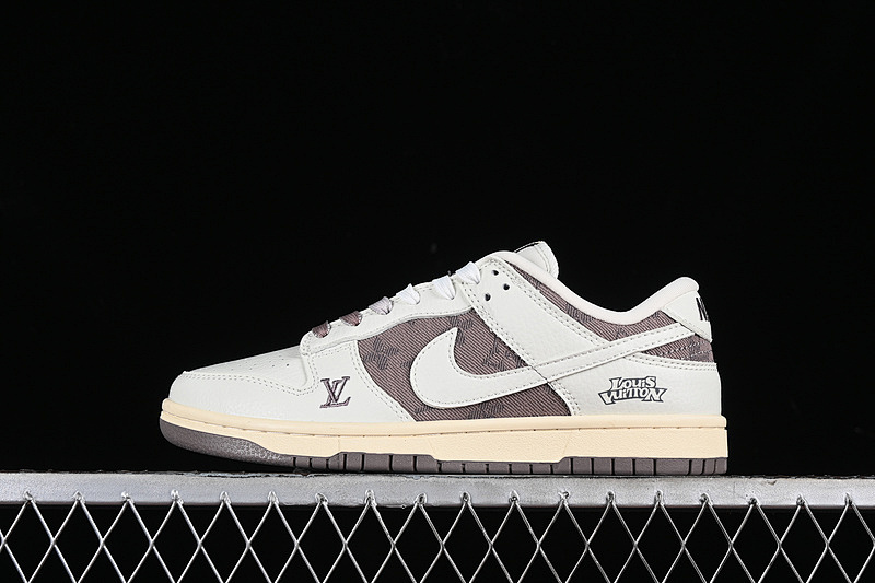 Nike SB DUNK LOW L*V WHITE/GREY/BROWN · JH8310-956, photo 1
