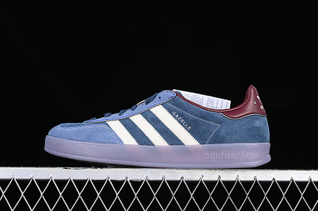 Adidas ORIGINALS GAZELLE INDOOR WHITE/BLUE/BROWN · ID1008, photo 1