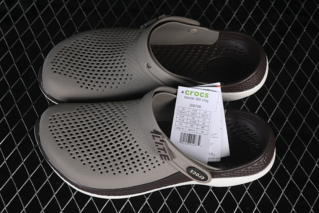 Crocs [LITERIDE 360 CLOG GREY/WHITE/GREY]-[MAN:41-44] - Image 7