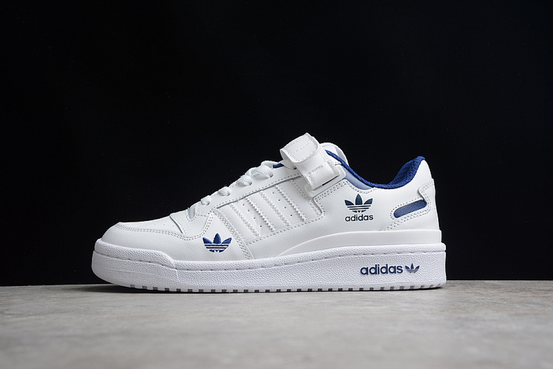 Unbranded [H01673]-[ORIGINALS FORUM LOW WHITE/WHITE/BLUE]-[WOMAN:36-39]-[MAN:40-45], photo 1