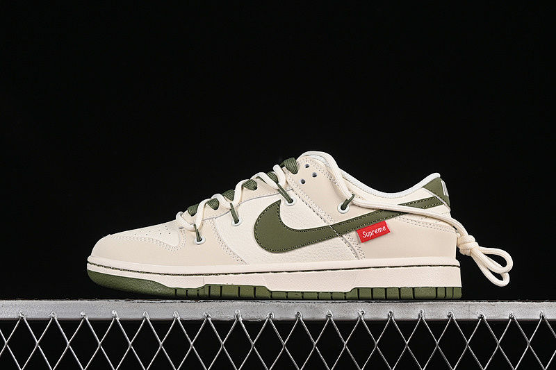 Off-White Nike SB DUNK LOW SUP OFF WHITE/GREY/GREEN · DM6868-090, photo 1